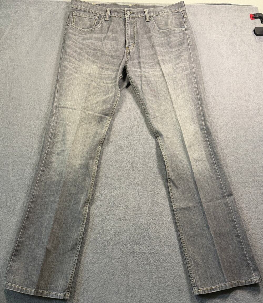 Levi's Men's Classic Jeans 36x34 Gray Denim faded Casual Classic 5 Pocket Pants